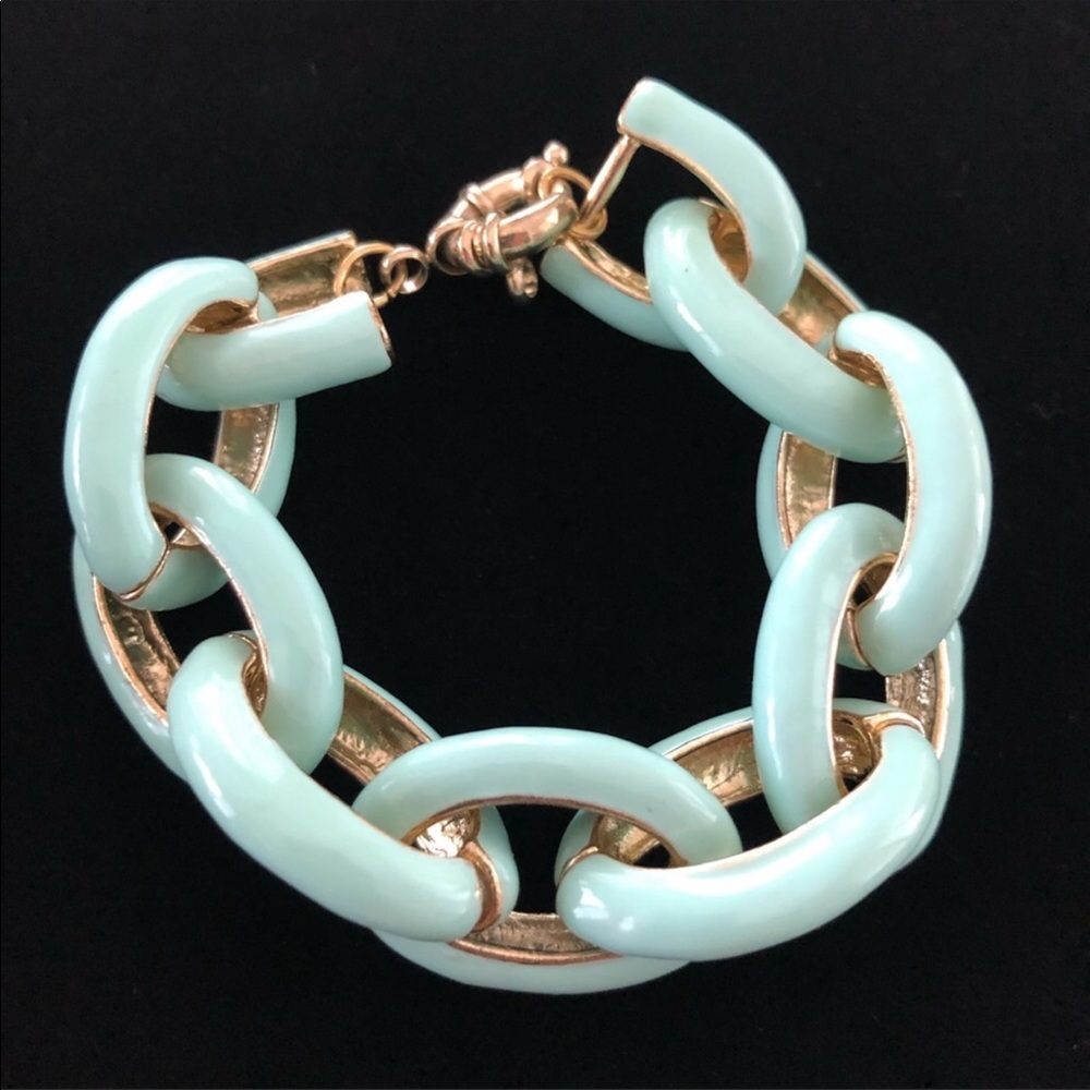 Mint Green Link Bracelet